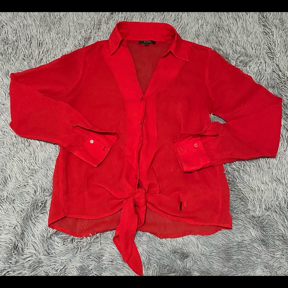 Red blouse / Long sleeve